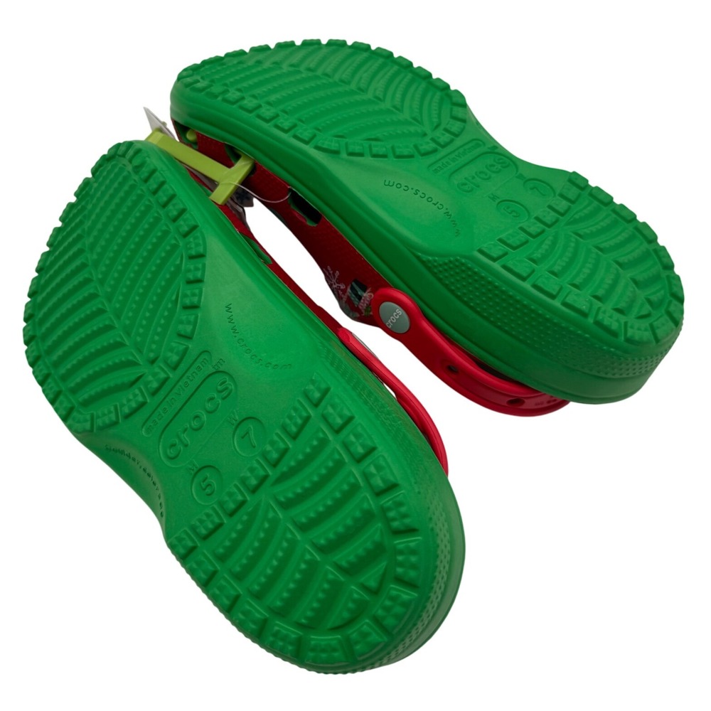 Disney Parks‎ Crocs Classic Xmas Holiday Clogs Size 7 Women's Shoes - Picture 4 of 8